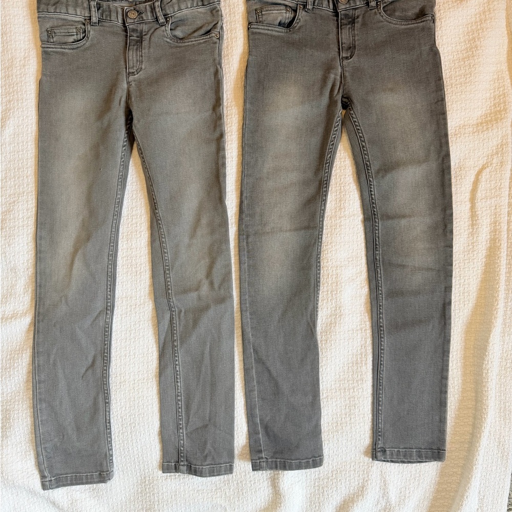 Bonpoint Gray Denim Pants